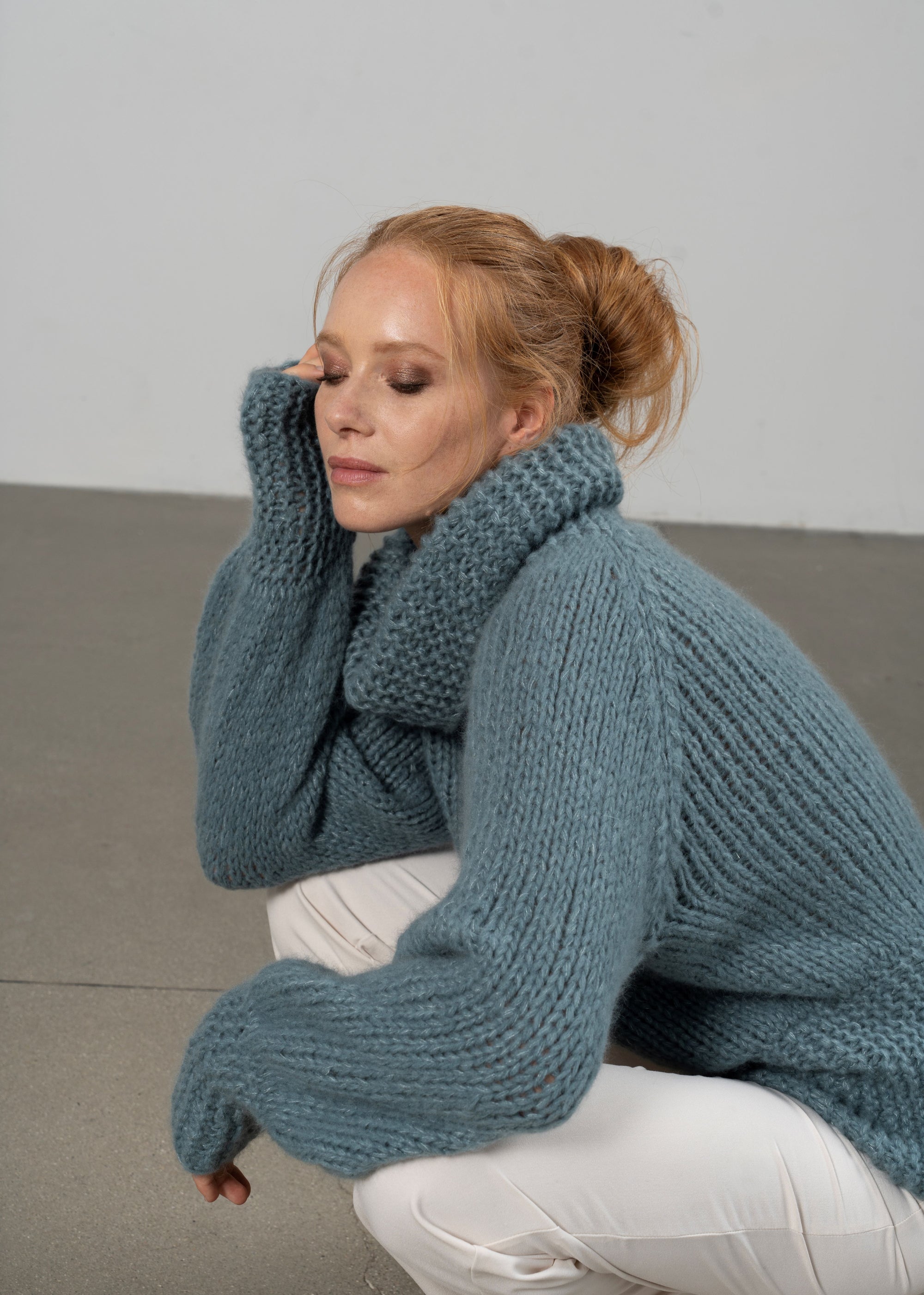 AFRODITE MAGLIONE IN MISTO CASHMERE