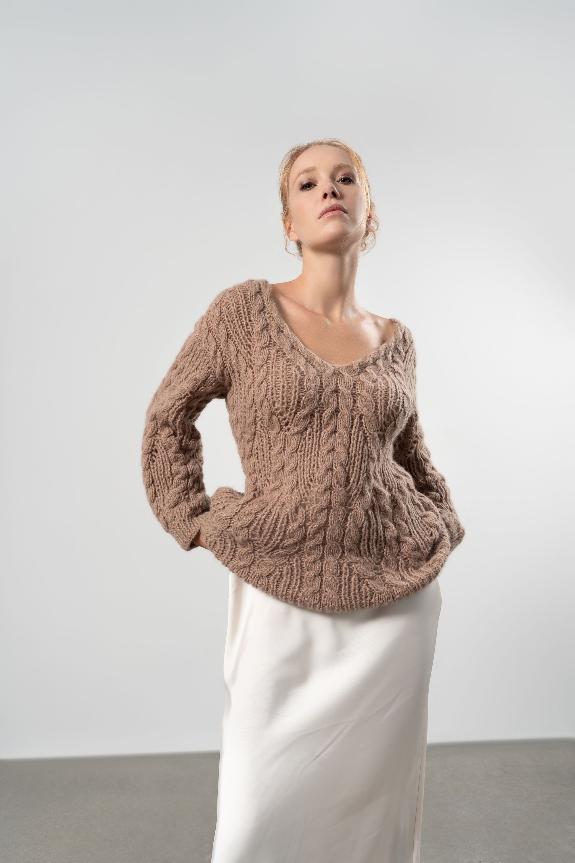 AIDA MAGLIONE IN MISTO CASHMERE