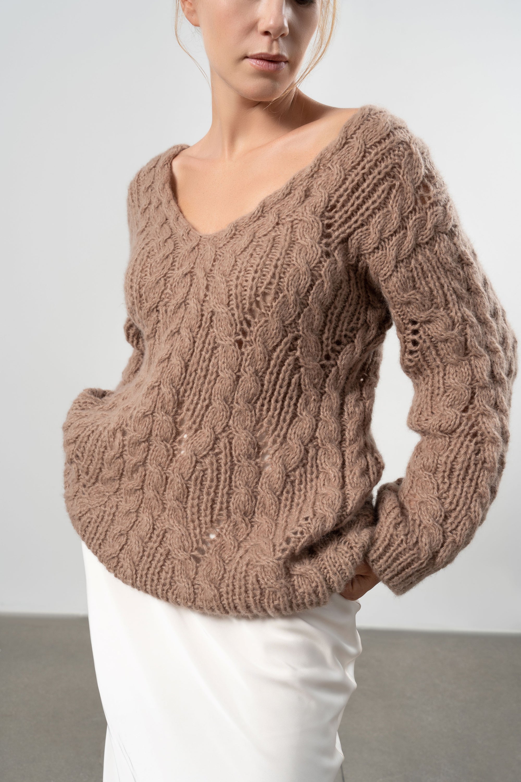 AIDA MAGLIONE IN MISTO CASHMERE