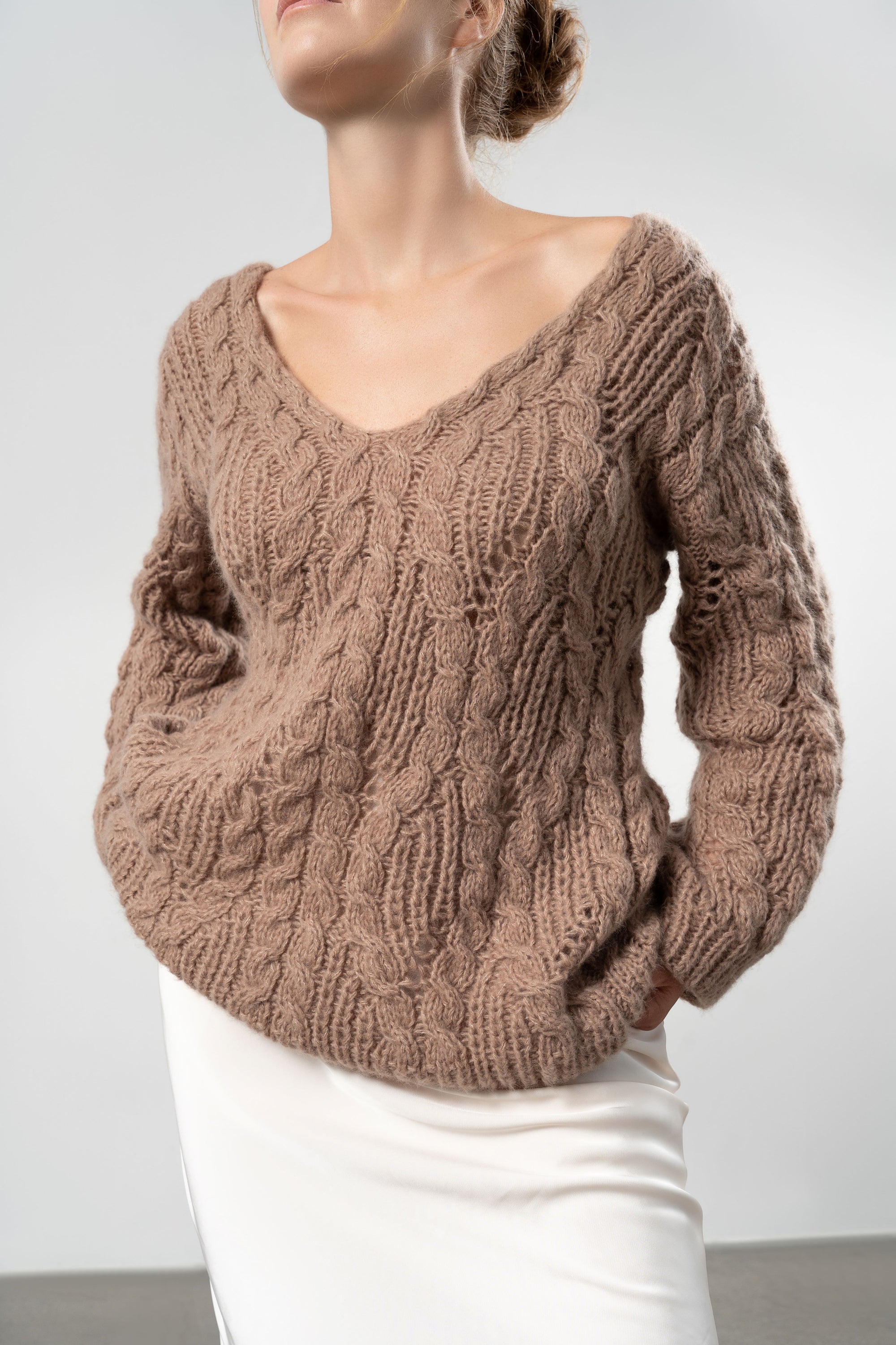 AIDA MAGLIONE IN MISTO CASHMERE