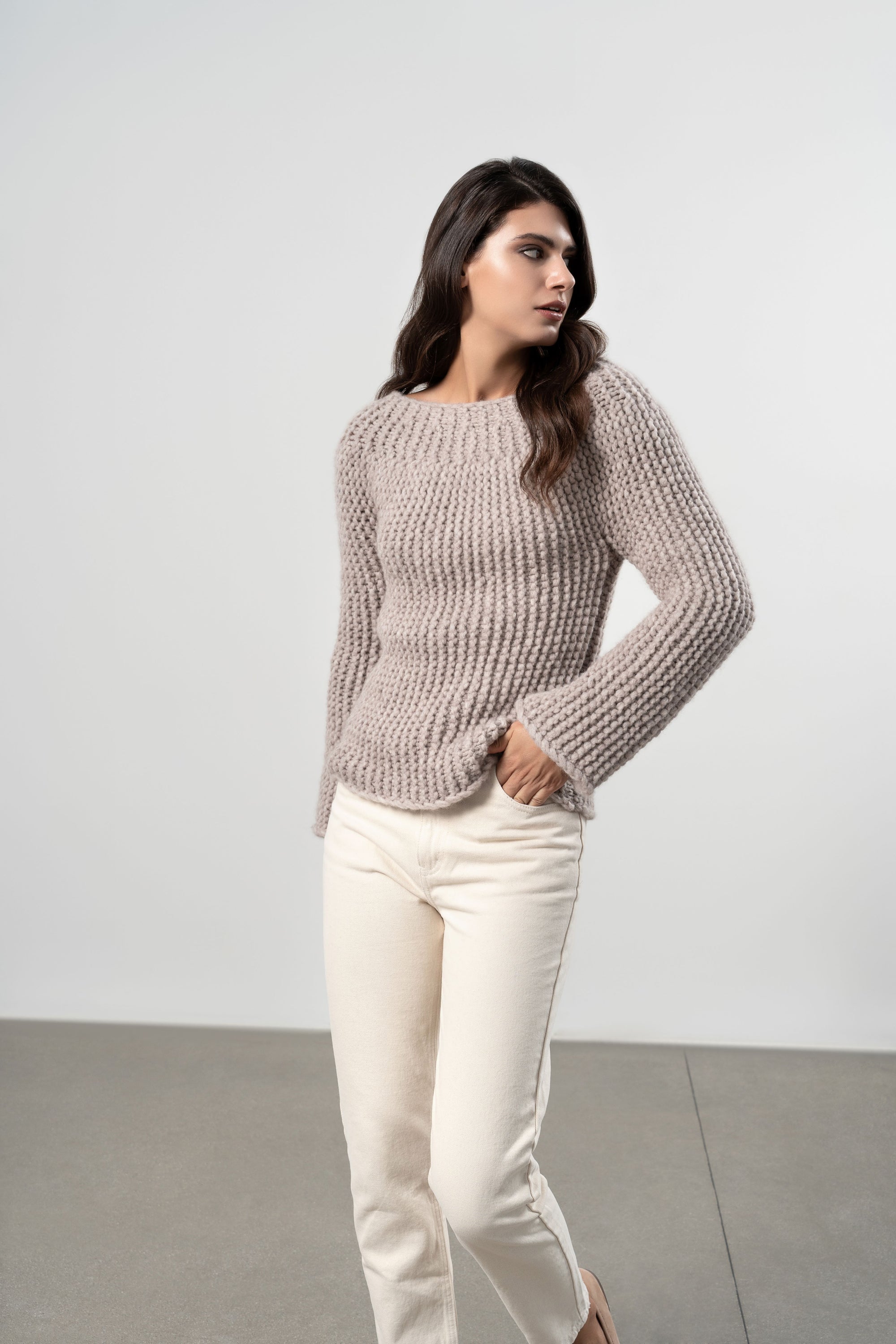 SELMA MAGLIONCINO IN MISTO CASHMERE