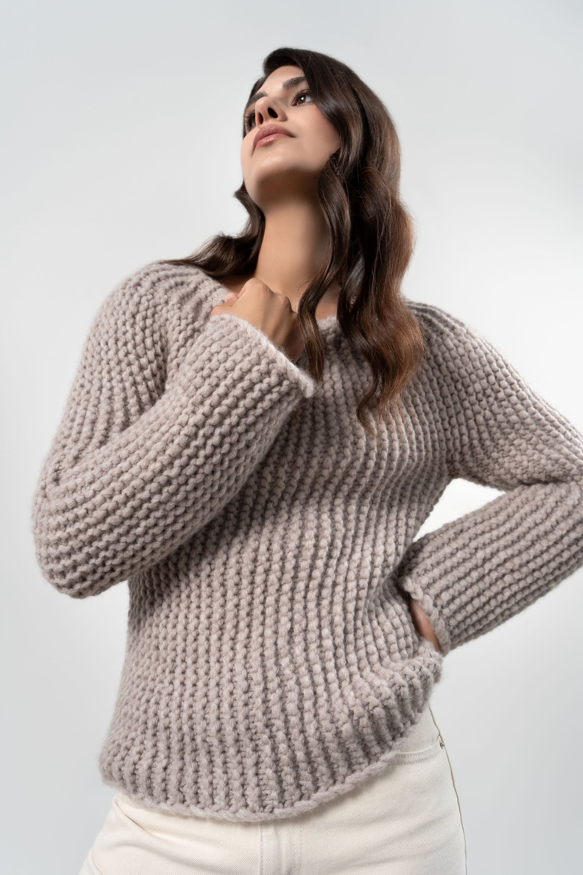 SELMA MAGLIONCINO IN MISTO CASHMERE