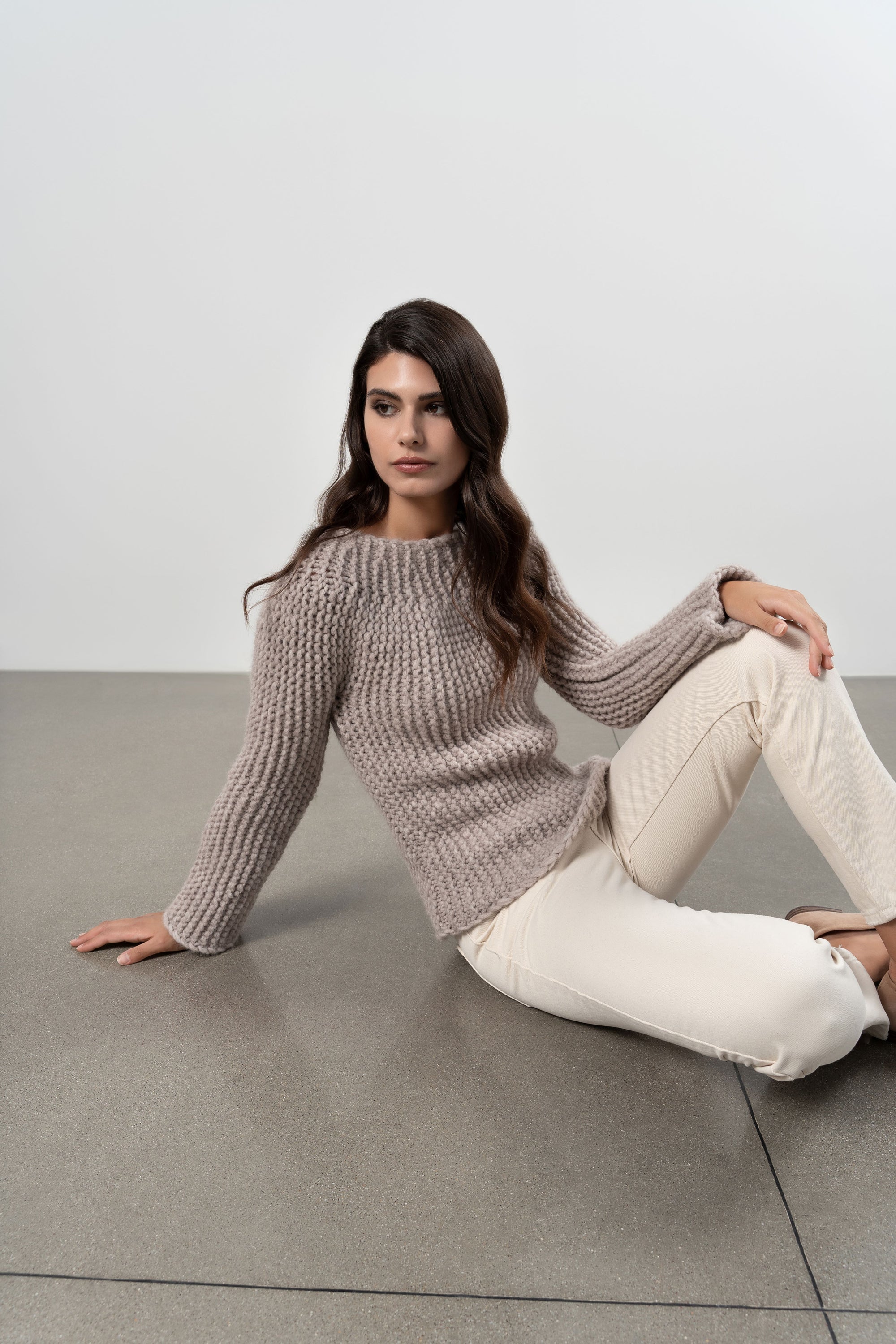 SELMA MAGLIONCINO IN MISTO CASHMERE