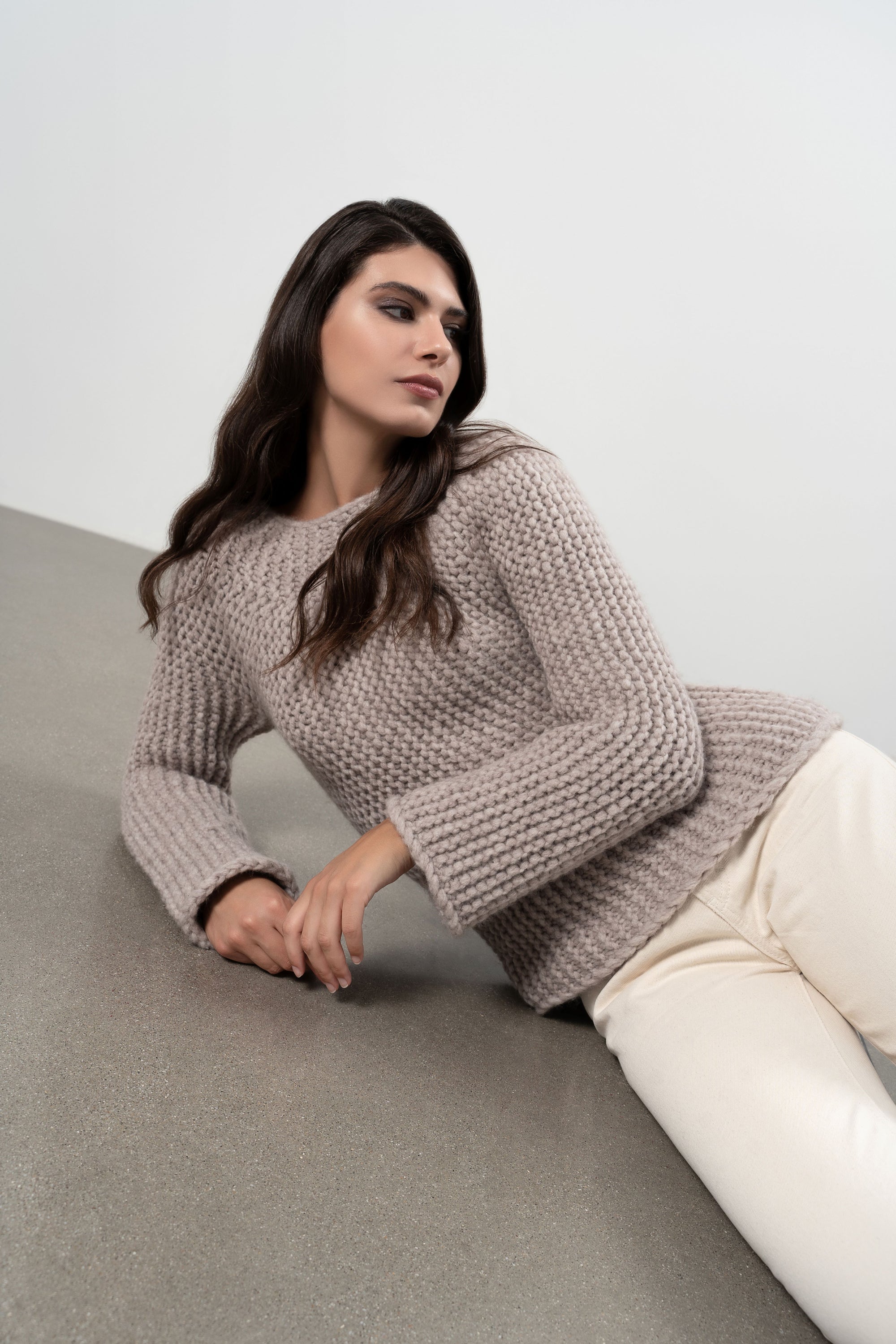 SELMA MAGLIONCINO IN MISTO CASHMERE