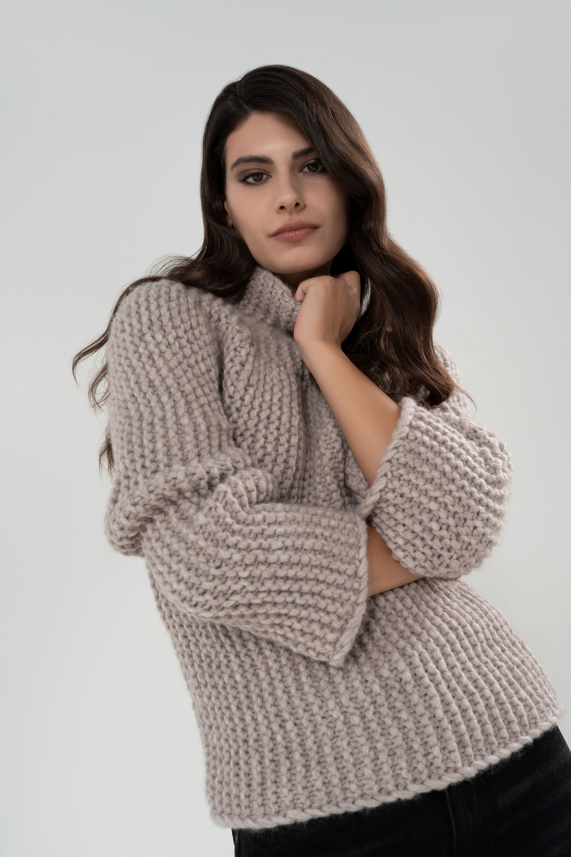 SELMA MAGLIONCINO IN MISTO CASHMERE