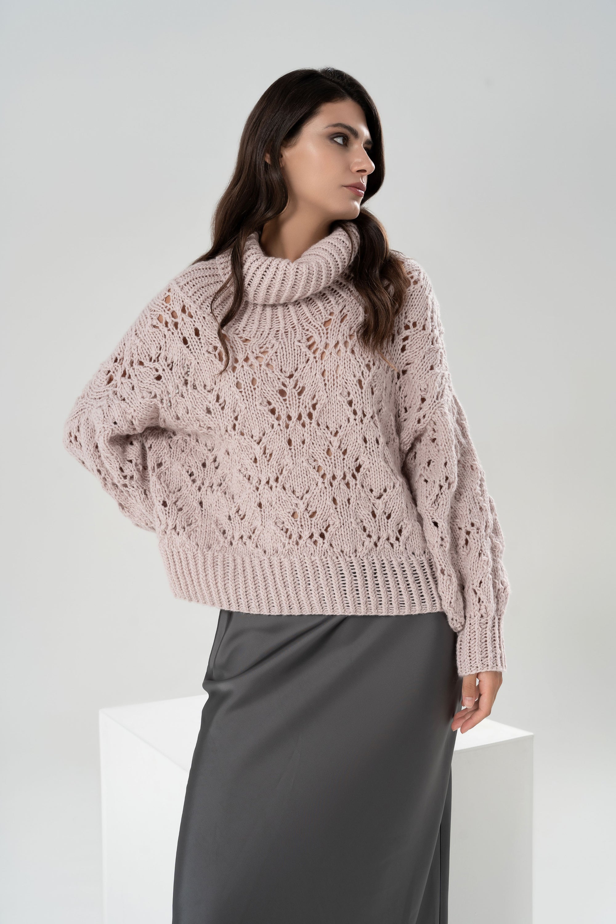 TARA MAGLIONE IN PURO CASHMERE
