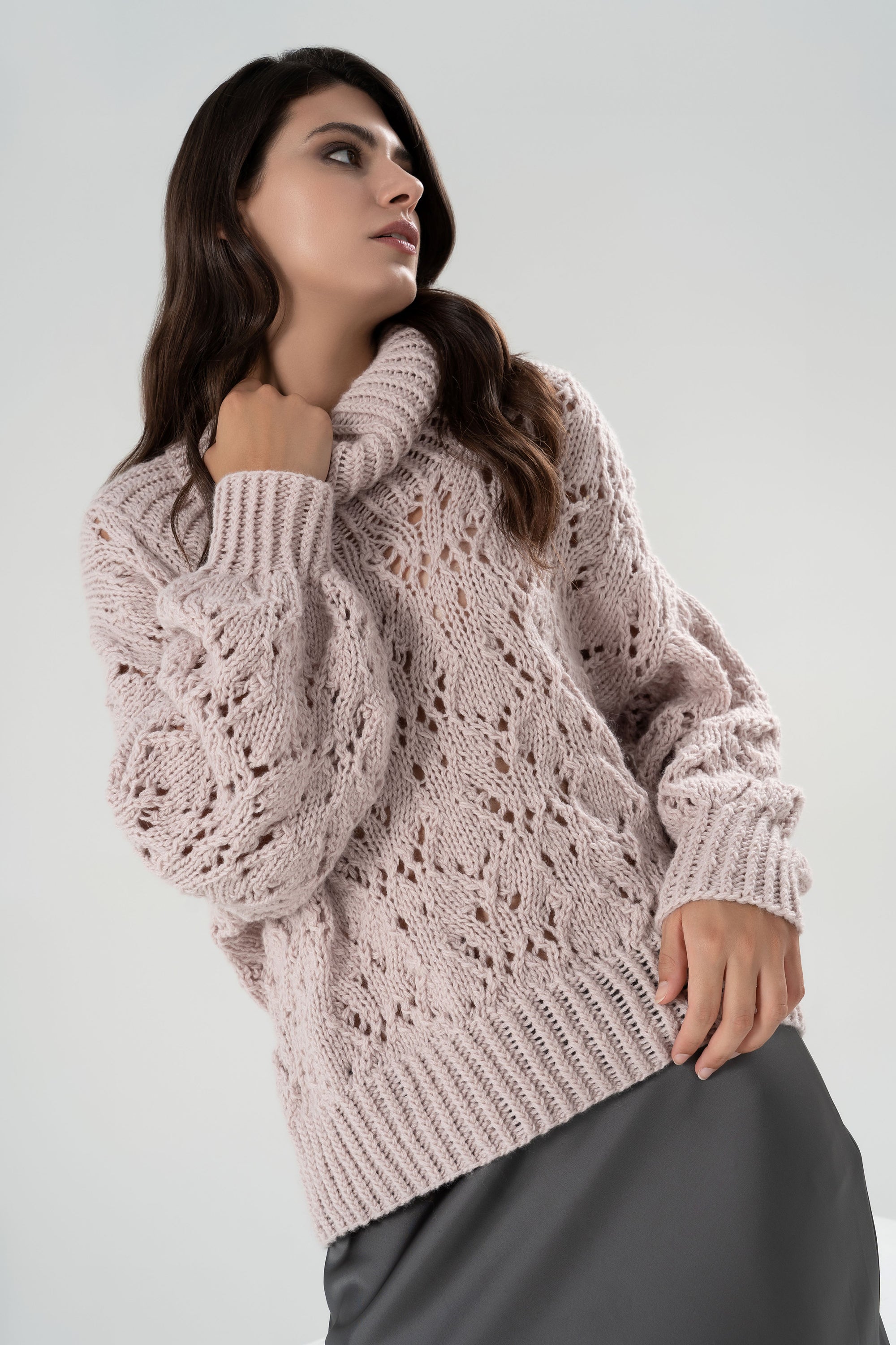 TARA MAGLIONE IN PURO CASHMERE