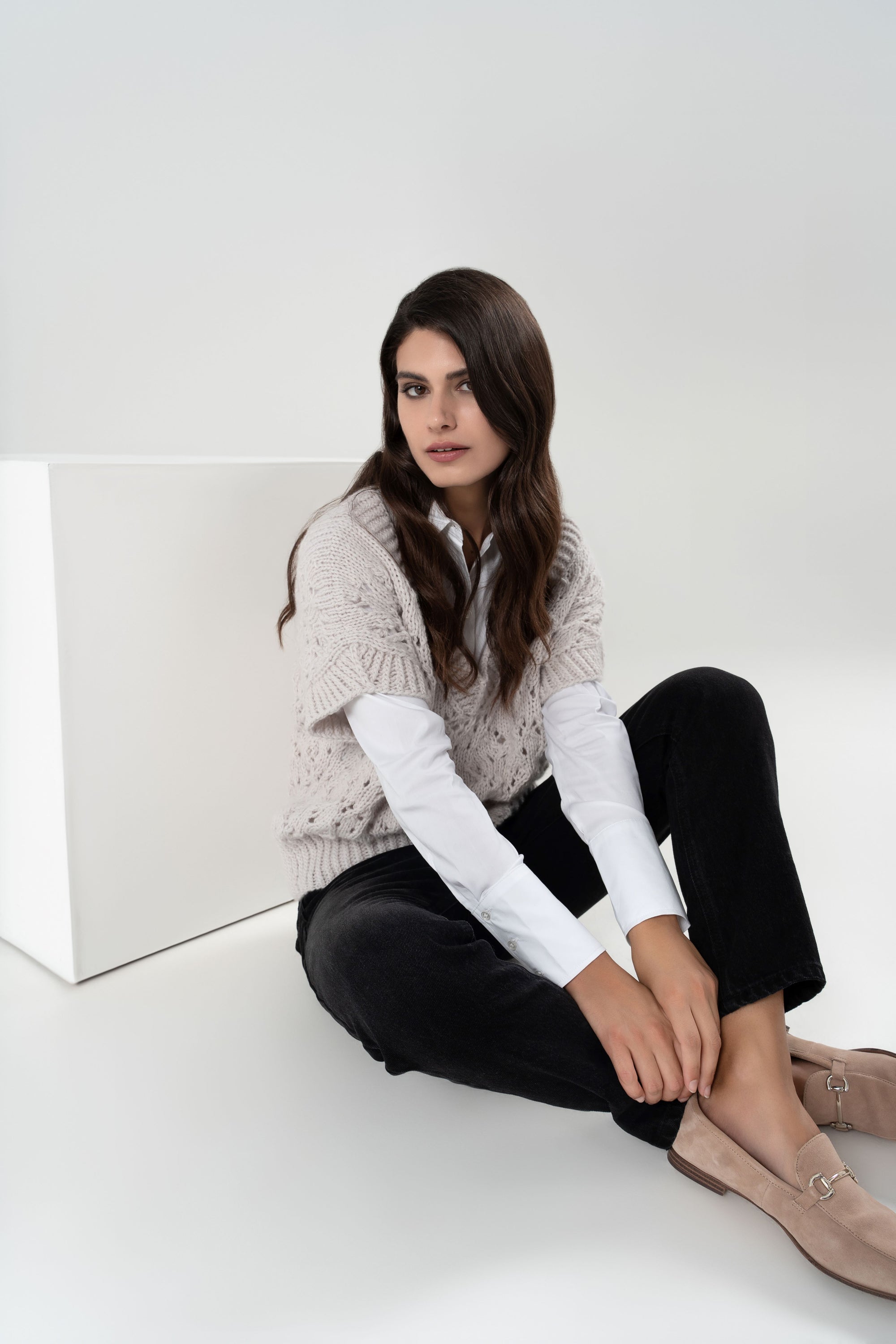 TARA MAGLIONCINO IN PURO CASHMERE
