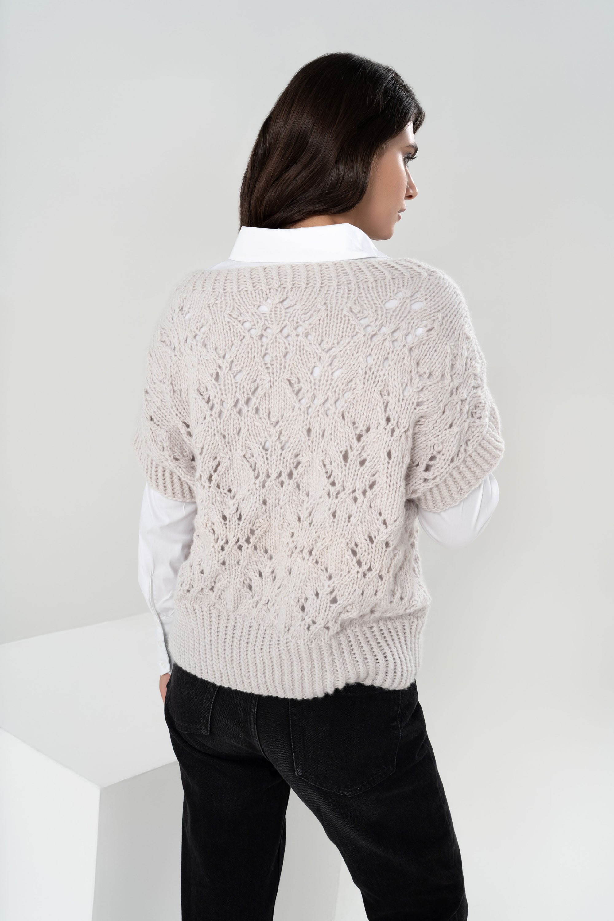 TARA MAGLIONCINO IN PURO CASHMERE