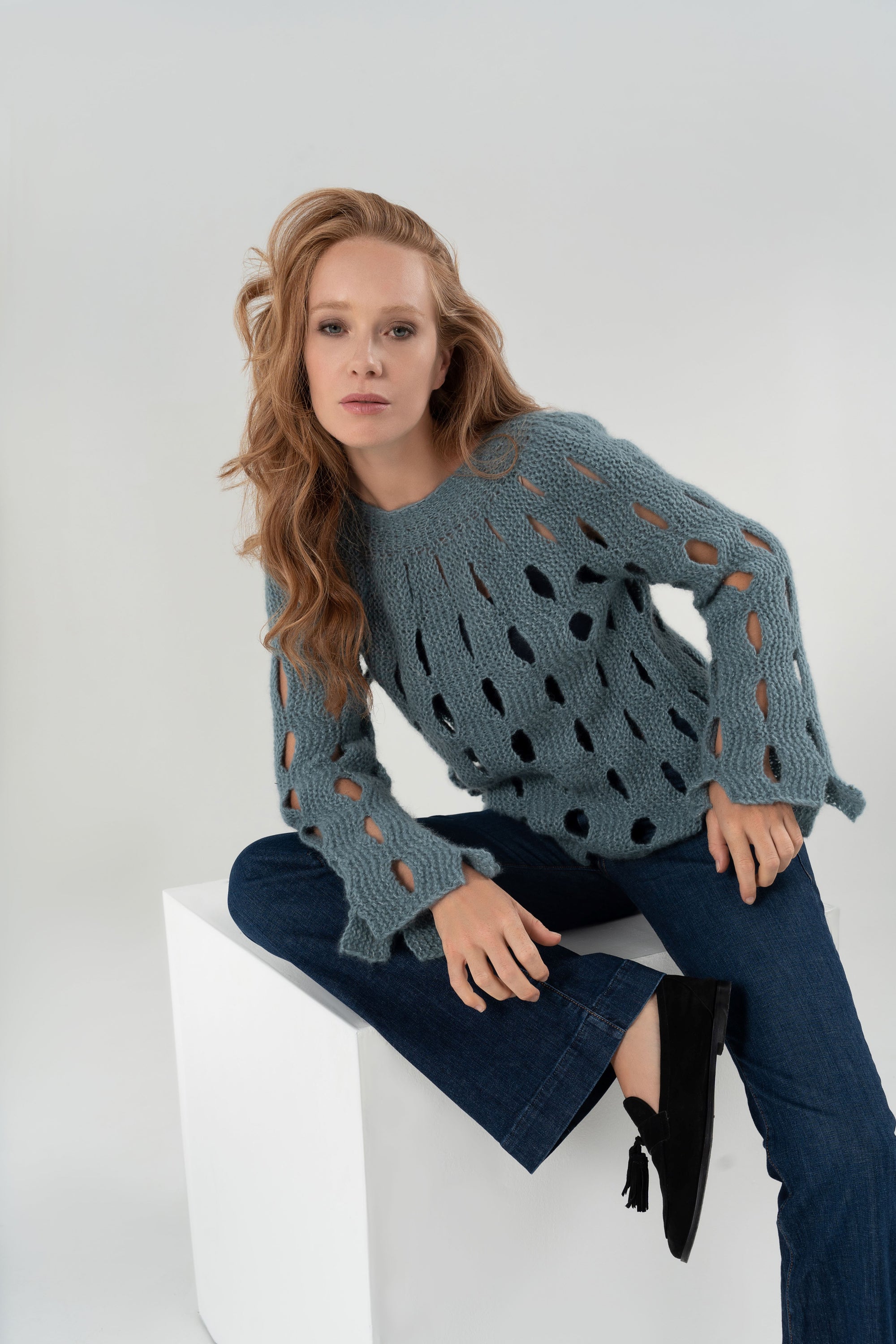 INDIA MAGLIONE IN MISTO CASHMERE