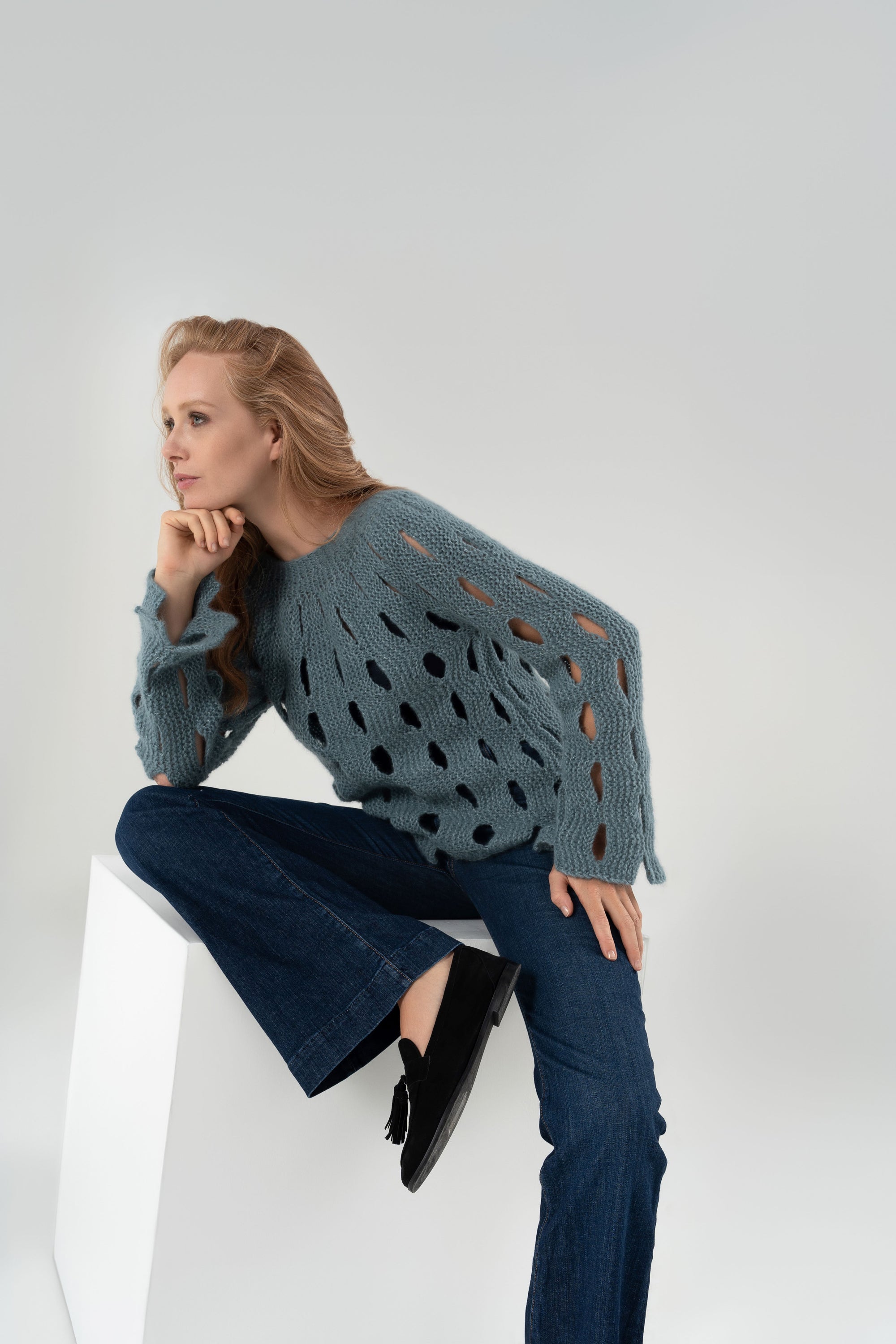 INDIA MAGLIONE IN MISTO CASHMERE