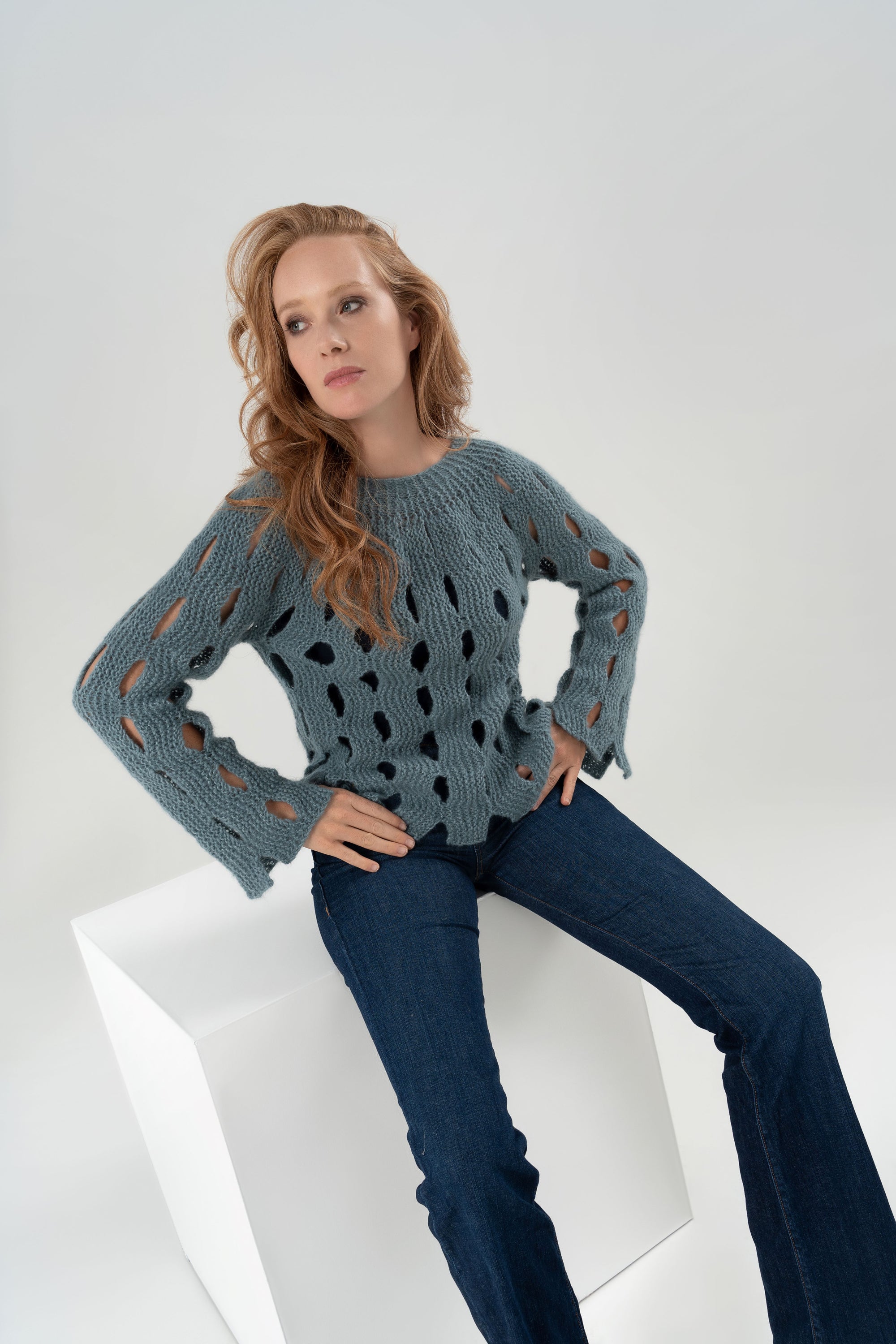 INDIA MAGLIONE IN MISTO CASHMERE