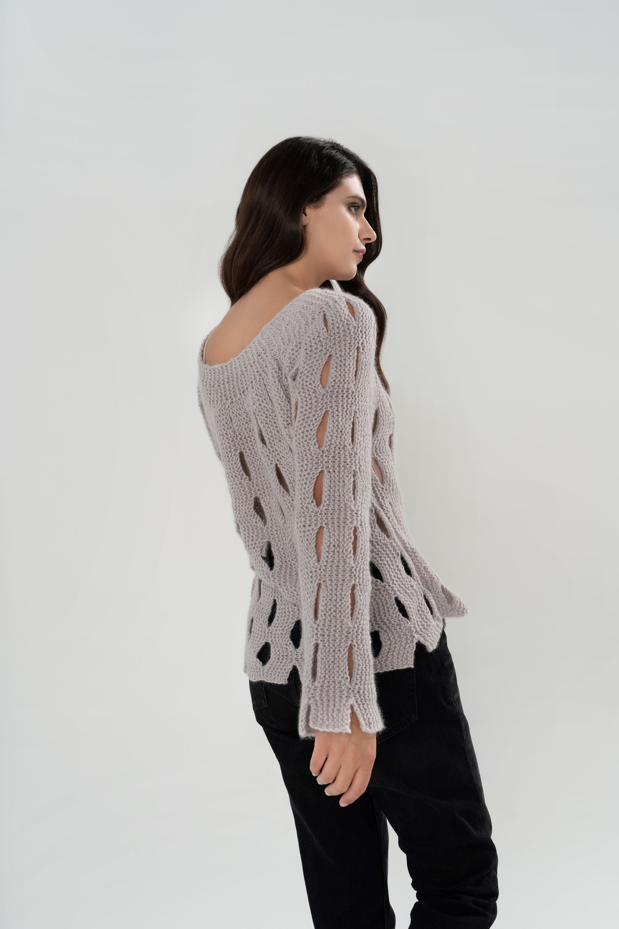 INDIA MAGLIONE IN MISTO CASHMERE